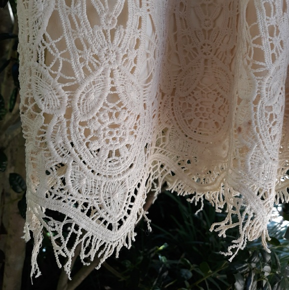 SOIEBLU RENAISSANCE LACE DRESS/TUNIC, NATURAL - Picture 4 of 8